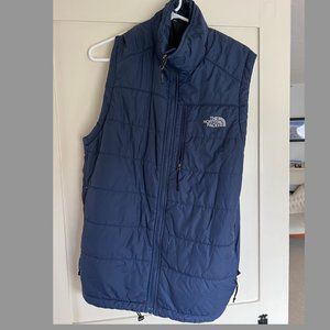 The North Face Men'ss Vest Primaloft Puffer Black Full Zip Insulated